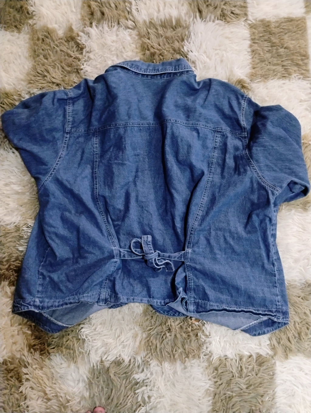 Vintage Embroidered Denim Top JMS 3XL