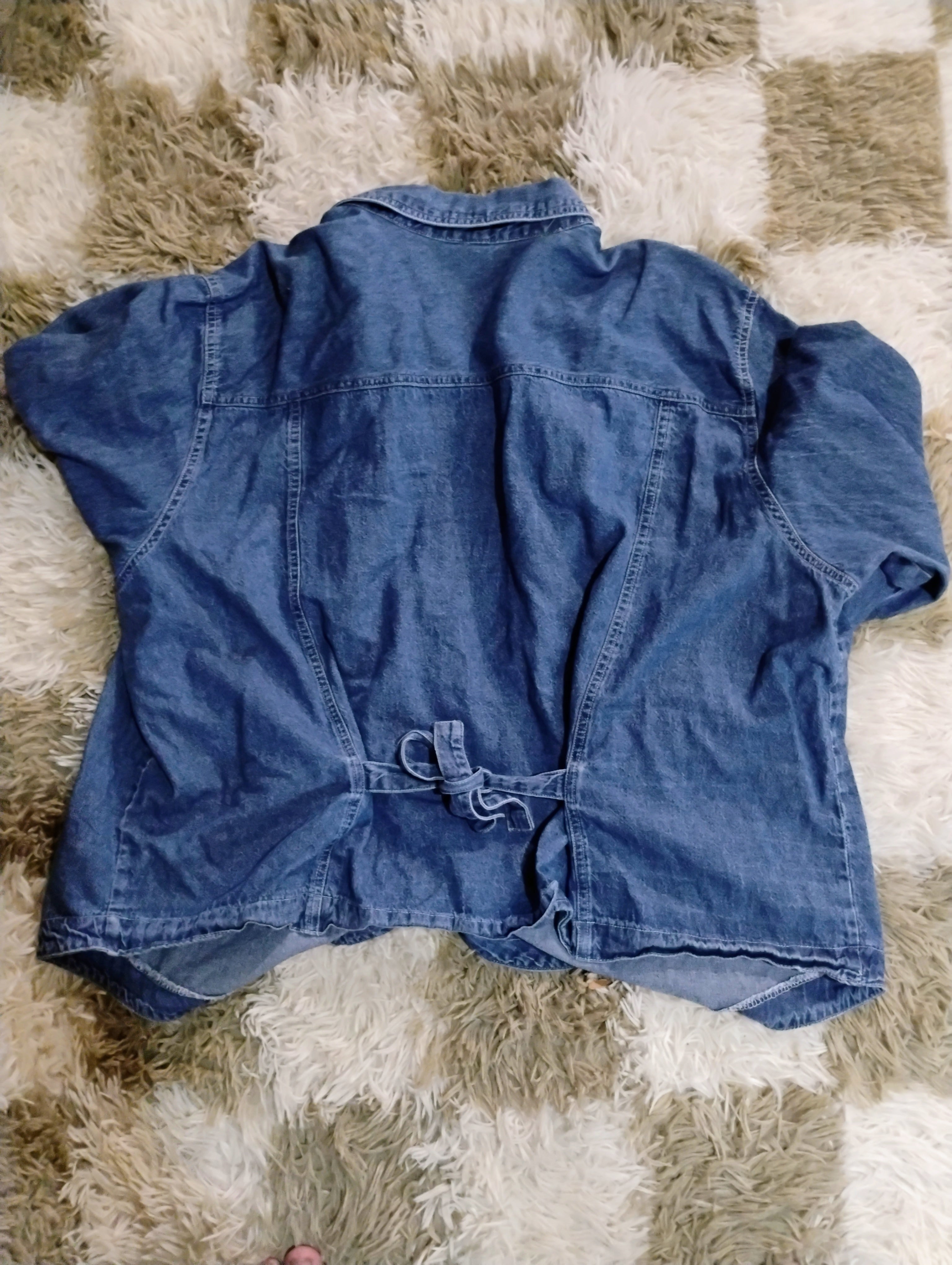 Vintage Embroidered Denim Top JMS 3XL