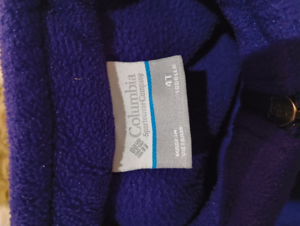 Columbia Jacket Purple 4T